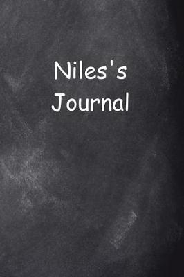 Cover of Niles Personalized Name Journal Custom Name Gift Idea Niles