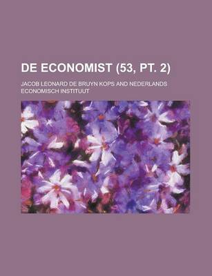 Book cover for de Economist (53, PT. 2)
