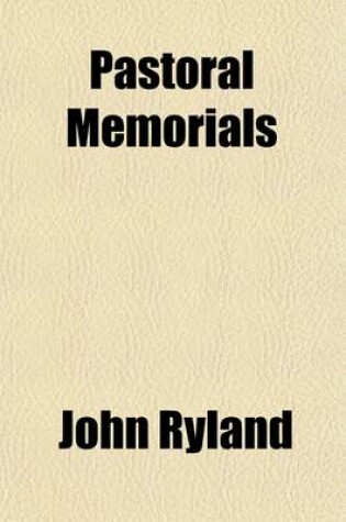 Cover of Pastoral Memorials (Volume 1)