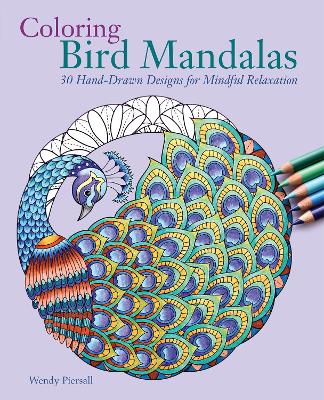 Book cover for Coloring Bird Mandalas