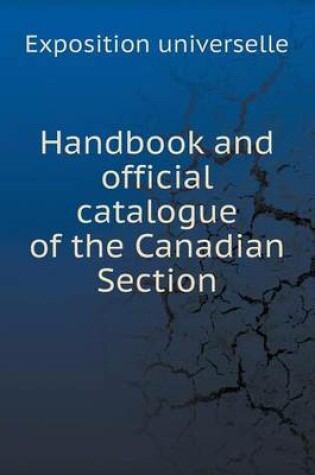 Cover of Handbook and official catalogue of the Canadian Section