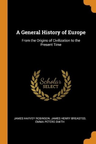 Cover of A General History of Europe