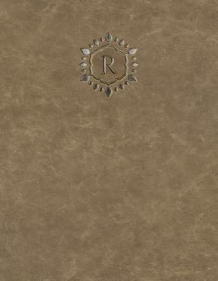 Cover of Monogram "R" Grid Sketchbook