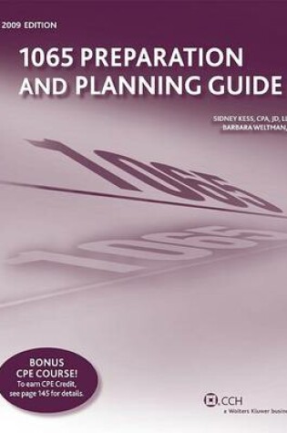 Cover of 1065 Preparation and Planning Guide (2009)