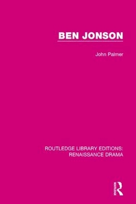 Book cover for Ben Jonson
