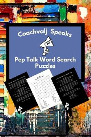 Cover of Coachvalj Speaks Pep Talk Word Search Puzzles
