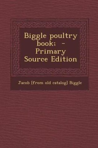 Cover of Biggle Poultry Book;