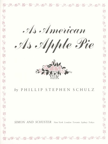 Book cover for As American as Apple Pie