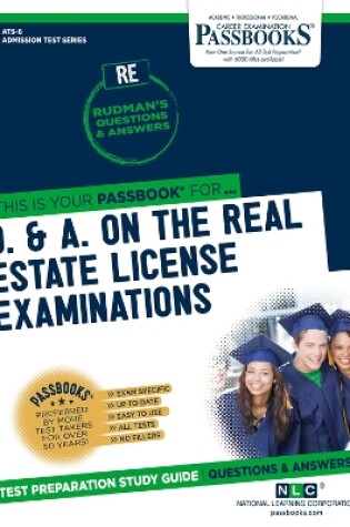 Cover of Q. & A. on the Real Estate License Examinations (RE)