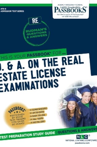 Cover of Q. & A. on the Real Estate License Examinations (RE) (ATS-6)