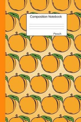 Cover of Peach Composition Notebook
