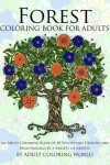 Book cover for Forest Coloring Book For Adults