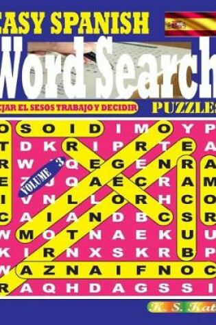 Cover of EASY SPANISH Word Search Puzzles. Vol.3