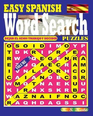 Book cover for EASY SPANISH Word Search Puzzles. Vol.3