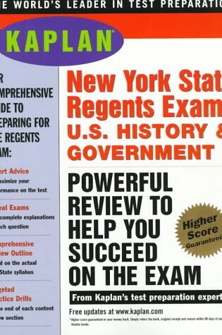 Cover of New York State Regents Exam, U.S. History and Government