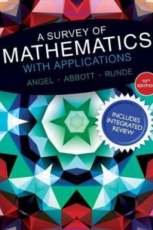 Cover of A Survey of Mathematics with Applications with Integrated Review and Worksheets Plus Mylab Math -- Access Card Package