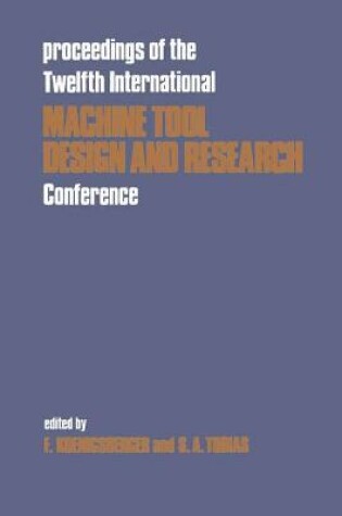 Cover of Machine Tool Design and Research