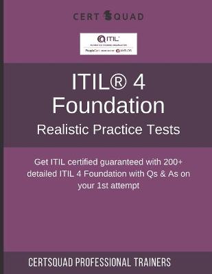 Book cover for ITIL(R) 4 Foundation Realistic Practice Tests