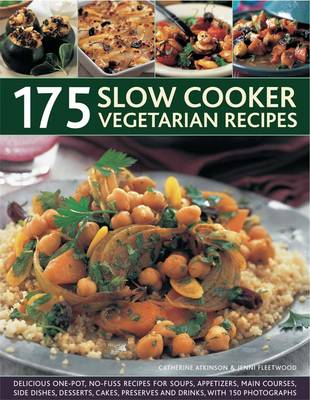 Book cover for 175 Slow Cooker Vegetarian Recipes