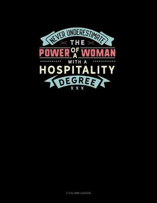 Book cover for Never Underestimate The Power Of A Woman With A Hospitality Degree