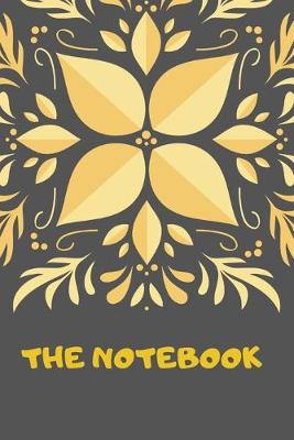 Book cover for Glam Series lined Notebook Daily writing note with motivation quotes in every 30 pages and flower background.