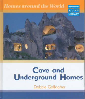 Book cover for Homes Around World Cave Underground Macmillan Library