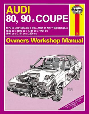 Book cover for Audi 80, 90 and Coupe 1979-88 Owner's Workshop Manual