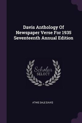 Book cover for Davis Anthology of Newspaper Verse for 1935 Seventeenth Annual Edition