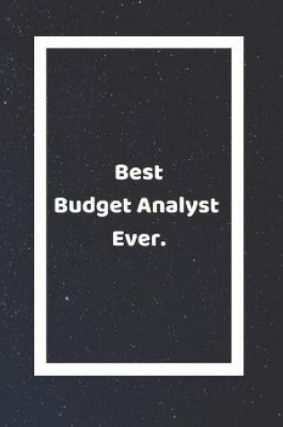 Cover of Best Budget Analyst Ever