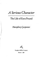 Book cover for Serious Character (HB)