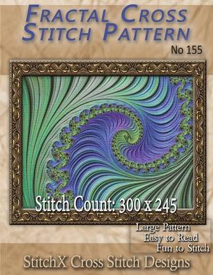 Book cover for Fractal Cross Stitch Pattern No. 155