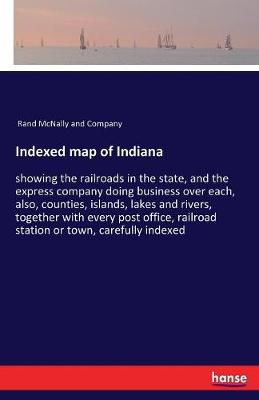 Book cover for Indexed map of Indiana