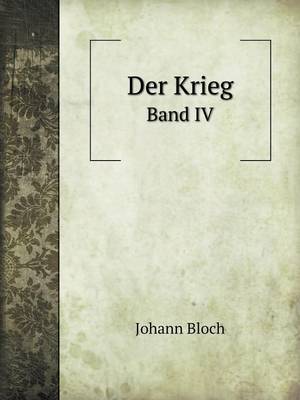 Book cover for Der Krieg Band IV