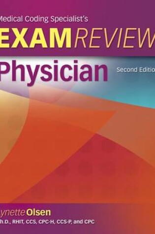 Cover of Medical Coding Specialists's Exam Review Physician