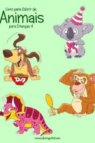 Cover of Livro para Colorir de Animais para Crianças 4