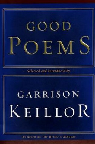 Cover of Good Poems