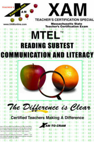 Cover of MTEL Reading Subtest Communication and Literacy