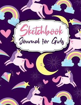Book cover for Sketchbook Journal for Girls