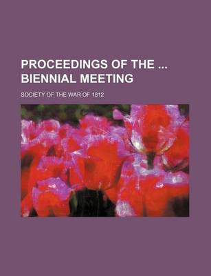 Book cover for Proceedings of the Biennial Meeting