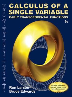 Book cover for Student Solutions Manual for Larson/Edwards' Calculus of a Single  Variable: Early Transcendental Functions, 6th