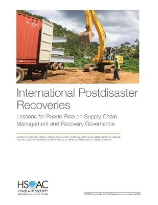 Book cover for International Postdisaster Recoveries
