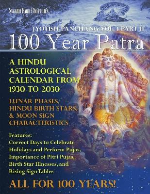 Book cover for 100 Year Patra Jyotish Panchang Vol. 1 Part 2