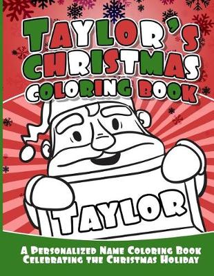 Book cover for Taylor's Christmas Coloring Book