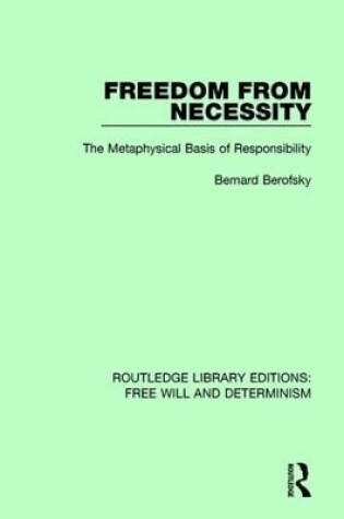 Cover of Freedom from Necessity