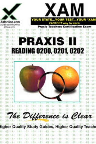 Cover of PRAXIS II Reading 0200, 0201, 0202