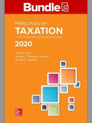 Book cover for Gen Combo LL Principles of Taxation for Business & Investment Planning with Connect Access Card