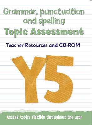 Cover of Year 5 Grammar, Punctuation and Spelling Topic Assessment