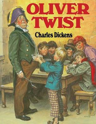 Book cover for Oliver Twist (Annotated)