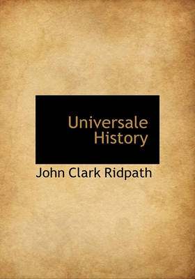 Book cover for Universale History