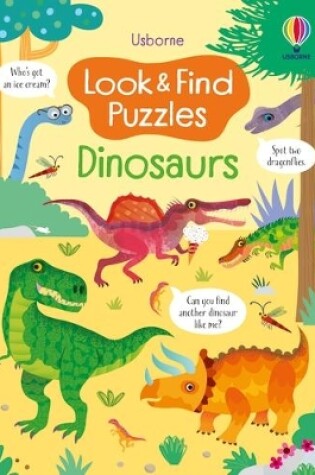 Cover of Look and Find Puzzles Dinosaurs